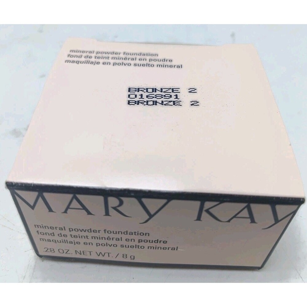 Mary Kay Mineral Powder Foundation BRONZE 2 #016891 Discontinued New In Box .28